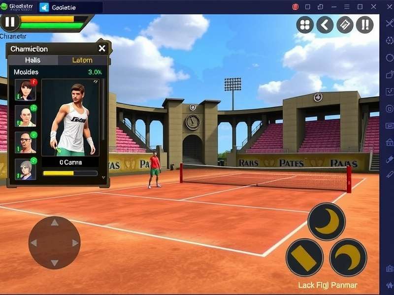 Tennis Gladiator Master Character Customization